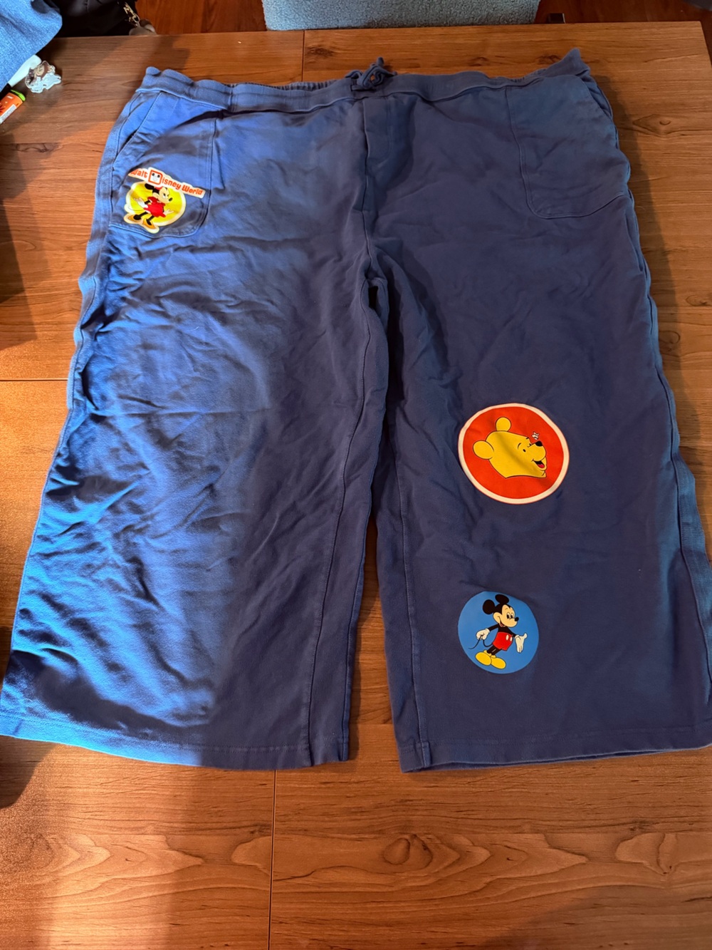 WDW Wide Leg Capris with Pooh, Mickey and Minnie